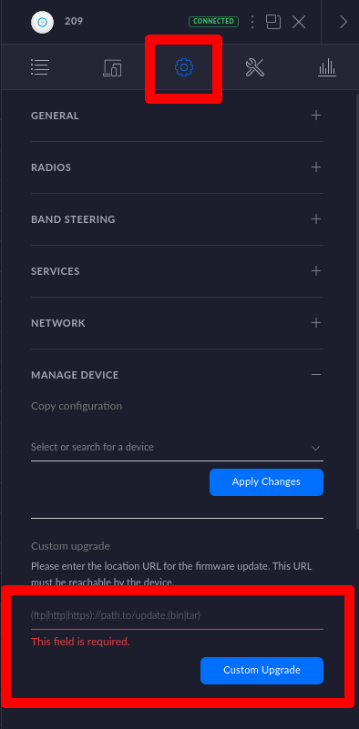 Upgrading UniFi Device Firmware