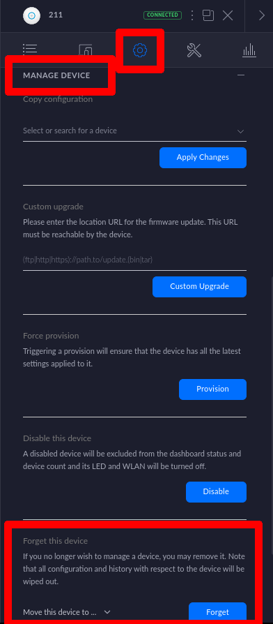 UniFi - Resetting Devices to Factory Defaults