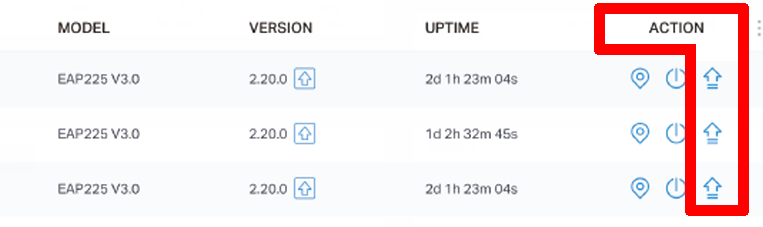 Updating Omada Device Firmware