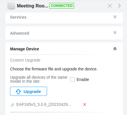 Updating Omada Device Firmware