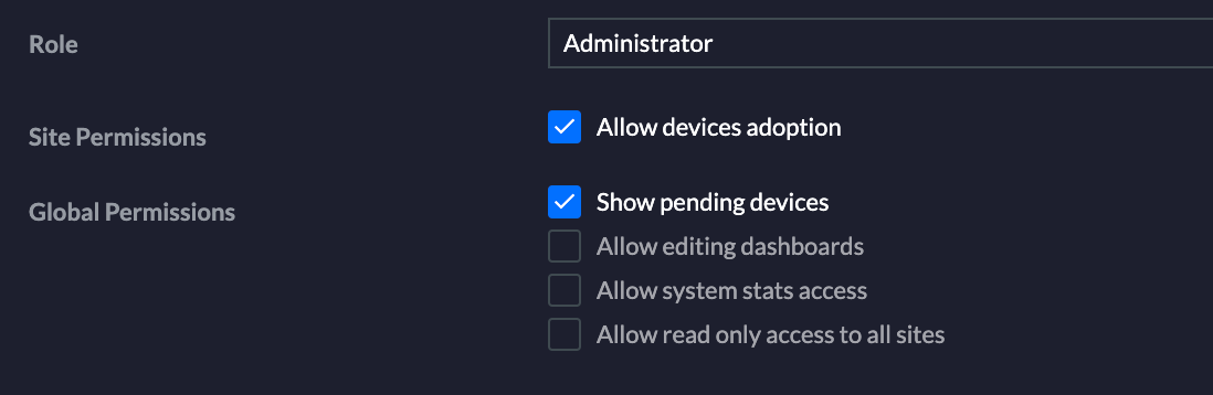 UniFi - controller administrators explained